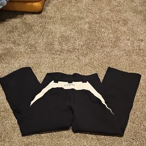 Men's Black and White Ski Pants, CROSS